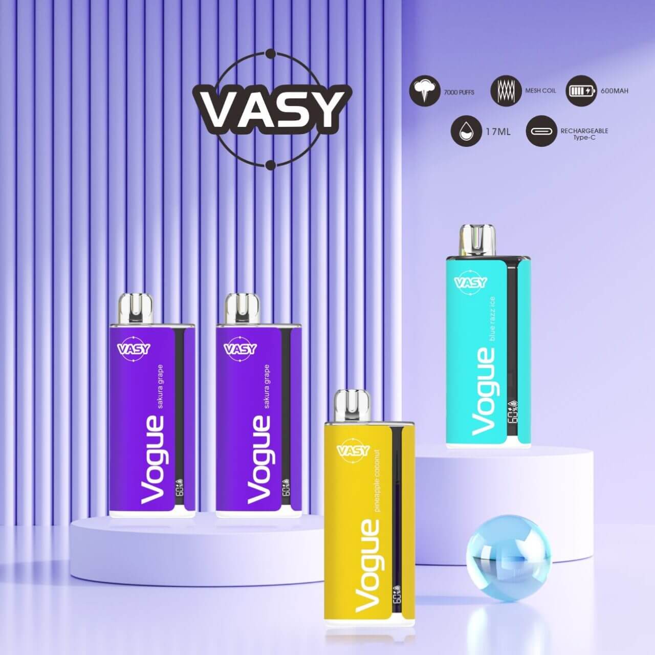 VASY Rechargeable Vape MODS VASY Vogue